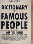 Webster's Dictionary of Famous People