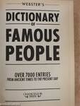 Webster's Dictionary of Famous People