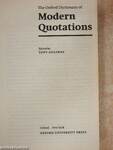 The Oxford Dictionary of Modern Quotations