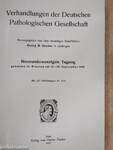 Verhandlungen der Deutschen Pathologischen Gesellschaft 29. Tagung