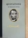 Quotations of Abraham Lincoln