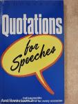 Quotations for Speeches