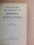 The Oxford Dictionary of Modern Quotations