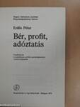 Bér, profit, adóztatás