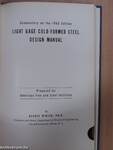 Light Gage Cold-Formed Steel Design Manual/Commentary on the 1962 Edition