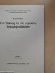 Einführung in die deutsche Sprachgeschichte