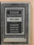 Irodalmi tájékoztató 1937-1940