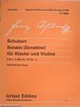 Sonate (Sonatine) für Klavier und Violine D-Dur/Sonata (Sonatina) for Piano and Violin D major