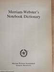 Merriam-Webster's Notebook Dictionary