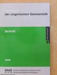 Jahrbuch der ungarischen Germanistik 2008 - Beiheft