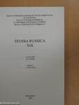 Studia Russica XIX.