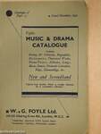 Foyles music and drama catalogue 1932.