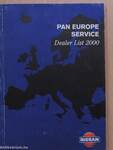 Nissan Pan Europe Service Dealer List 2000