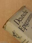 Deutsche Epigramme aus vier Jahrhunderten