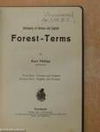 Dictionary of German and English Forest-Terms I-II.