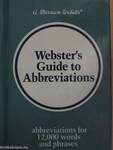 Webster's Guide to Abbreviations