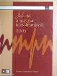 Jelentés a magyar közoktatásról 2003