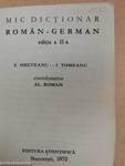 Mic dictionar Roman-German (minikönyv)