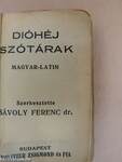 Magyar-latin dióhéj-szótár (minikönyv)