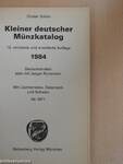 Kleiner deutscher Münzkatalog 1984