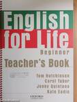 English for Life - Beginner - Teacher's Book - CD-vel