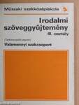 Irodalmi szöveggyűjtemény III.