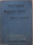 Magyar-latin kézi-szótár