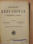 Magyar-latin kézi-szótár