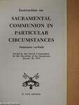 Instruction on Sacramental Communion in Particular Circumstances