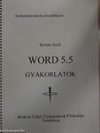 Word 5.5 gyakorlatok