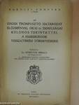 Az ónodi trónfosztó határozat előzményei, okai és tanulságai különös tekintettel a habsburgok visszatérési törekvéseire (rossz állapotú)