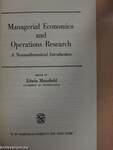 Managerial Economics and Operations Research