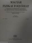 Magyar Fizikai Folyóirat XXVII. kötet 1-6. füzet