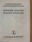 Langenscheidts Universal Dictionary English-Italian/Italian-English