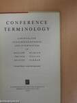 Conference Terminology