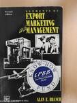 Elements of Export Marketing and Management