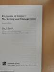 Elements of Export Marketing and Management