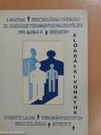 A Magyar Pszichológiai Társaság XI. Országos Tudományos Nagygyűlése 1994. április 6-9., Debrecen