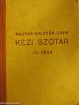 Magyar-szlovák-cseh/szlovák-cseh-magyar kézi szótár