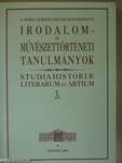 Irodalom- és művészettörténeti tanulmányok 3.