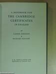 A handbook for the Cambridge certificates in english