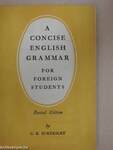 A Concise English Grammar for Foreign Students