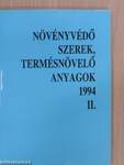 Növényvédő szerek, termésnövelő anyagok 1994. II.