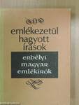 Emlékezetül hagyott írások