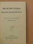 Reviczky Gyula összes költeményei