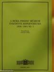 A Móra Ferenc Múzeum évkönyve repertóriuma 1956-1991/92-1