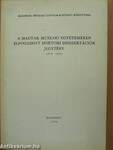 A magyar műszaki egyetemeken elfogadott doktori disszertációk jegyzéke 1968-1969.