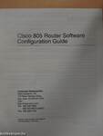 Cisco 805 Router Software Configuration Guide