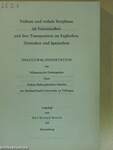 Verbum und verbale Periphrase im Französischen und ihre Transposition im Englischen, Deutschen und Spanischen