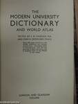 The modern university dictionary and world atlas